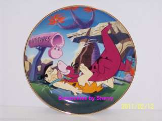 Welcome Home Fred Flintstones Collector Plate Franklin  