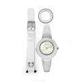   Womens U Play Stainless Steel Bangle Interchangeable Strap Watch