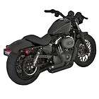   & Hines Shortshots Staggered Black Exhaust Harley Sportster 883/1200