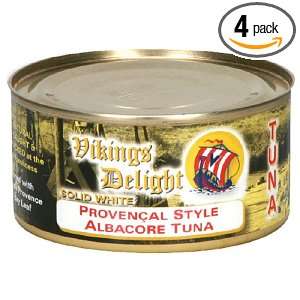 VIKINGs DELIGHT Tunaprovencale Style Alabcore, 6.0 Ounce Tins (Pack 