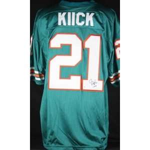 Dolphins Jim Kiick 17 0 Authentic Signed Jersey Jsa  