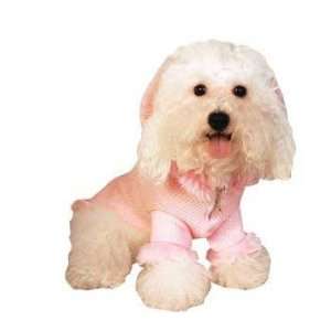  Doggie Duds Zhivago Hooded Sweater With Marabou Trim Pink 