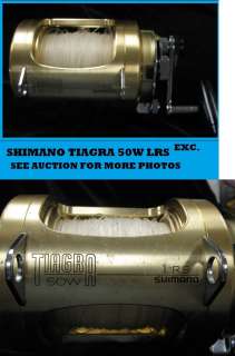 SHIMANO TIAGRA GOLD 50W LRS BIG GAME FISHING REEL EXCELLENT SEE 