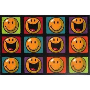 Fun Rugs Smiley World Happy and Smiling SW 13 Multi 39 x 58 Area 