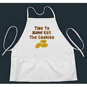 Time To Eat The Cookies Cute Childrens Baking Apron