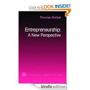 Entrepreneurship (Routledge Studies in Global Competition) Thomas 