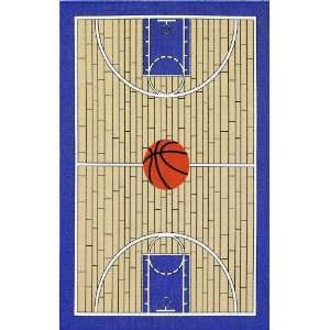  Dalyn All Star Blue Basketball Games Kigs Rugs AL41 45 x 