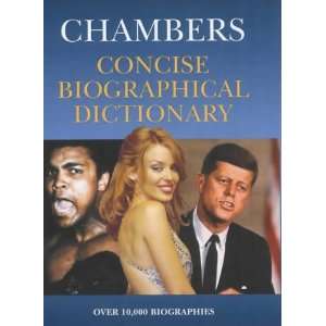  Concise Biographical Dictionary (Chambers) (9780550100627 