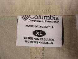COLUMBIA PFG Convertable Fishing Pants (Womens XL)  
