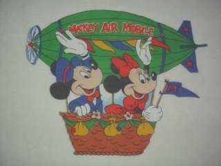   MICKEY MINNIE MOUSE WALL SAFE FABRIC DECAL CHARACTER CUT OUT  