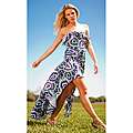 Max & Cleo Womens One shoulder Maxi Dress  Overstock