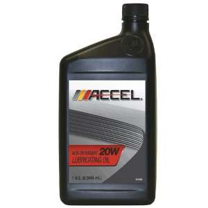  Accel 60318 SAE 20 Non Detergent Motor Oil   1 Quart (Case 
