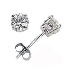   Color I J, Clarity SI1, 1.41 Total Ct Weight Set In 14k White Gold
