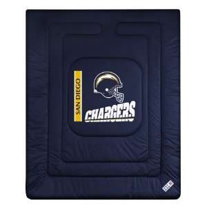 San Diego Chargers Twin Size Jersey Comforter:  Sports 