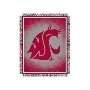  Washington State Cougars Spiral Series Tapestry Blanket 48 