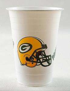  BAY PACKERS ~ Lot of (96) Plastic Party Beer Drink Cups ~ New  