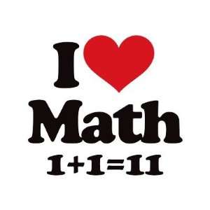  I Love Math! Sticker: Arts, Crafts & Sewing