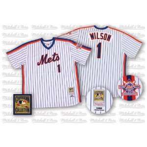  Mookie Wilson 1986 Mets Mitchell & Ness Jersey: Sports 