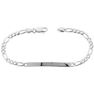   Link ID Bracelet, little under 1/8 (3.5mm) wide, NICKEL FREE Jewelry