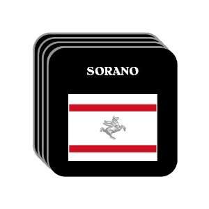  Italy Region, Tuscany (Toscana)   SORANO Set of 4 Mini 