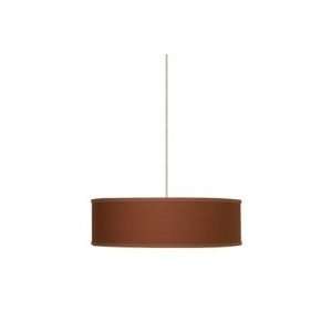  Mulberry Pendant Finish White, Shade Brown, Bulb Type 