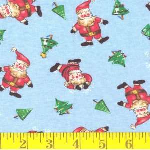   Stretch Jersey Knit Santa Fabric By The Yard Arts, Crafts & Sewing