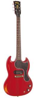 Vintage  Wilkinson VS6MRPCR VS6 ICON Guitar  Cherry Red  