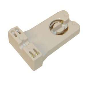   White H&H med bi pin 2 Pin Fluorescent Base Socket