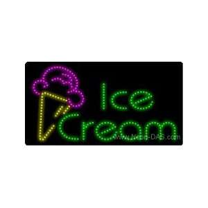  Ice Cream Cones LED Sign 17 x 32