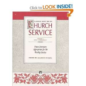   Classical Music for Church Service (vol. 1) [Paperback] Hinson Books