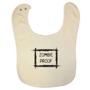    Zombie Underground Organic Cotton Baby Bib   Zombie Proof: Baby