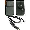 Premium Nokia Lumia 710 Leather Case with Car Charger  