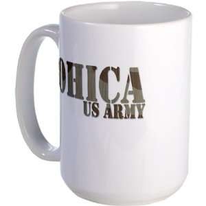 BOHICA Camo Army Funny Large Mug by CafePress:  Kitchen 