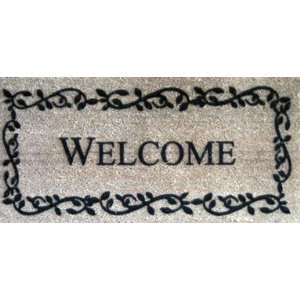  Huffco Welcome Scroll Entrance Mat: Home & Kitchen