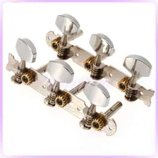 Classical Guitar Tuning Pegs Machine Heads Tuners w/ Chrome button 