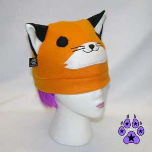 FOX ears AGF FURRY Cosplay SKI Kitsune Kitty Anime Hat  
