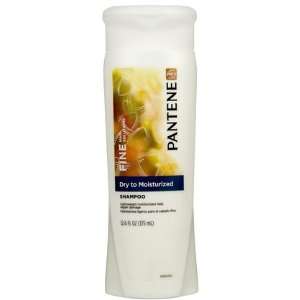 Pantene Fine Hair Dry to Moisturized Shampoo, 12.6 oz (Quantity of 5)