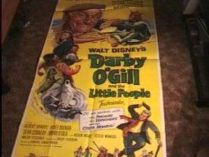 DARBY OGILL LITTLE PEOPLE 41X81 MOVIE POSTER 59 DISNEY  