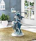 PLAYFUL DOLPHINS ACCENT TABLE NEW 