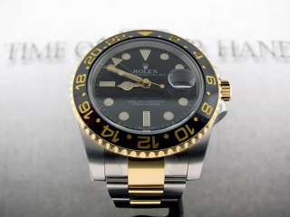ROLEX GMT MASTER II 2 TONE 18K YELLOW GOLD & SS 116713  