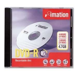  Imation 16x DVD R Media. 1PK IMATION DVD R 16X 4.7GB 