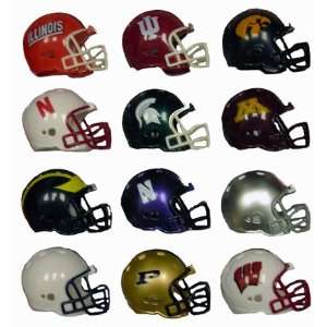  Nebraska Cornhuskers Big 10 Helmet Pocket Set