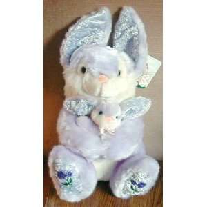   Bunny with Baby Bunny 12 Sitting 9 Wide Ultra Soft Toys & Games