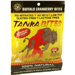 Tanka Bites,Buffalo Cranberry Bites, 3 Ounce Packages (Pack of 6)