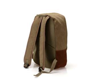 New Brown Canvas Fashion Casual School and Travelling Backpack Bag 666 