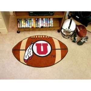   Utah Runnin Utes NCAA Football Floor Mat (22x35) Sports