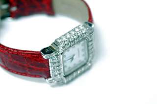 Garavelli Lady Diamond case watch 18k white gold  