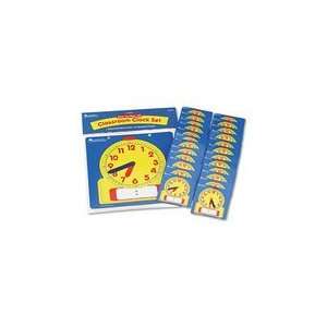   Resources Write On/Wipe Off Clocks, 1 Demo/24 Student C Toys & Games
