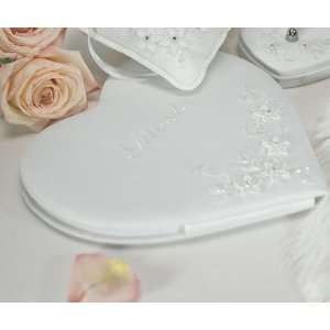    Baby Keepsake Floral Fantasy Heart Shaped Guest Book Baby