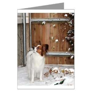  Papillon by the Fence Greeting Cards Pk of 10 Photography 